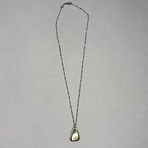 Vintage Otto Robert Bade Orb Sterling Pendant Necklace